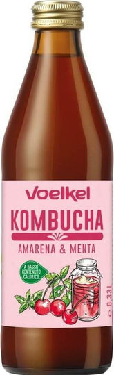 Kombucha Cherry - Mint ORGANIC 330 ml VÖLKEL